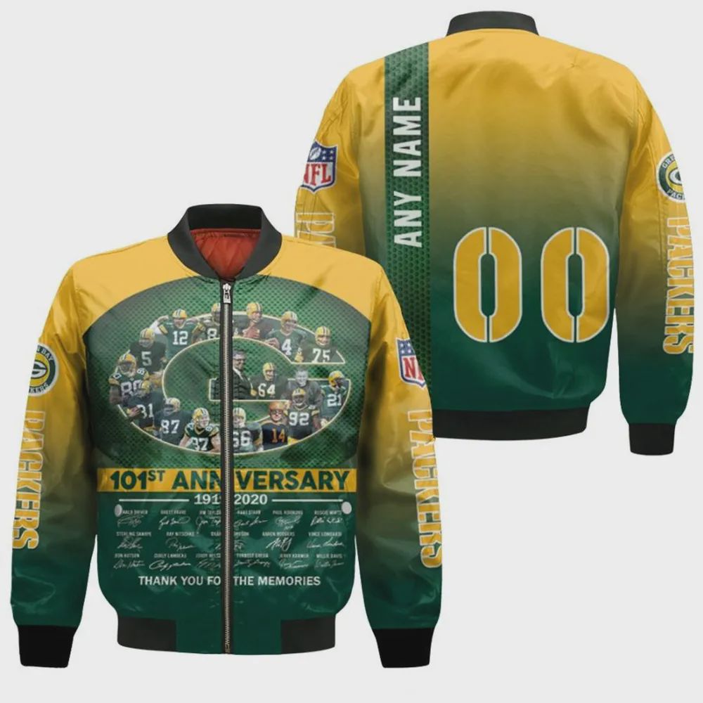 Sportswearmerch Green Bay Packers NFL Bomber Jacket For Fan