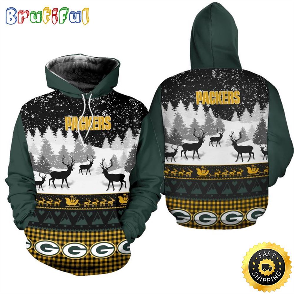 Sportswearmerch Green Bay Packers NFL Christmas Hoodie For Fan