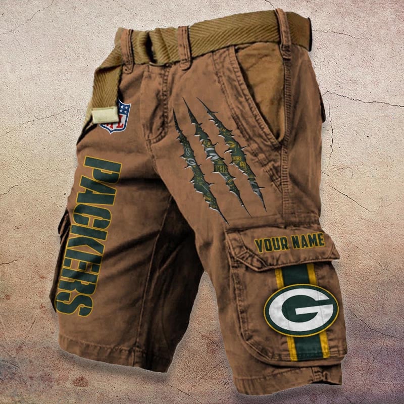 Sportswearmerch Green Bay Packers NFL Denim Short For Fan