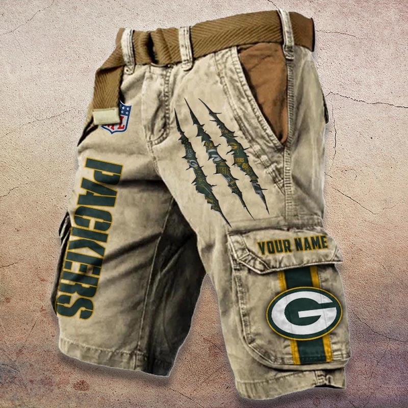Sportswearmerch Green Bay Packers NFL Denim Short For Fan