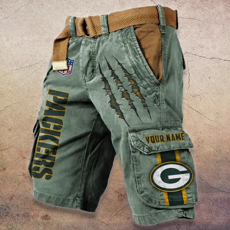 Sportswearmerch Green Bay Packers NFL Denim Short For Fan
