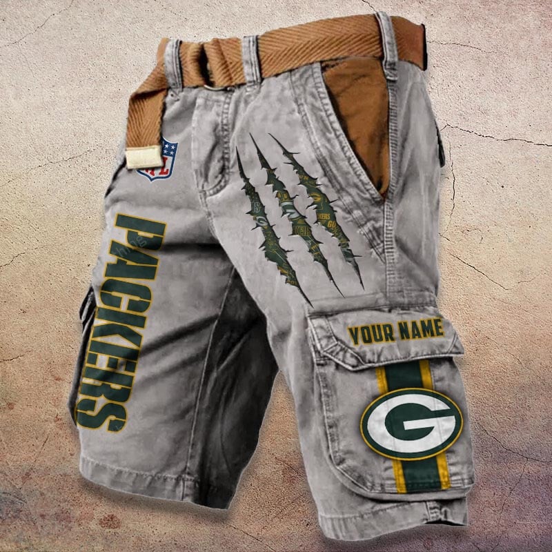Sportswearmerch Green Bay Packers NFL Denim Short For Fan