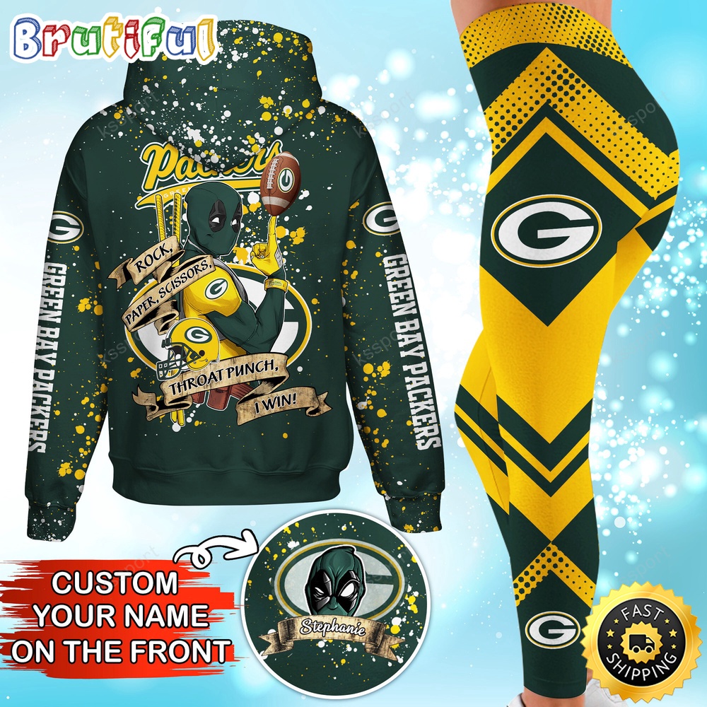 Sportswearmerch Green Bay Packers NFL Hoodie Leggings For Fan