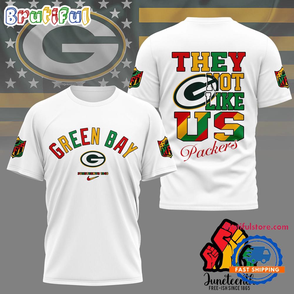 Sportswearmerch Green Bay Packers NFL Juneteenth Freedom Day T-Shirt For Fan