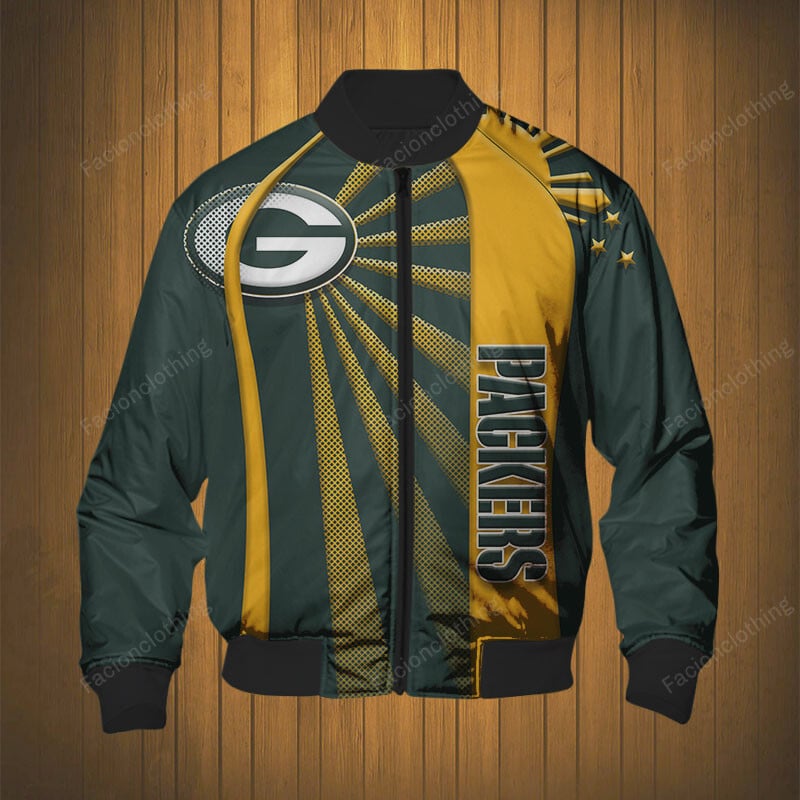 Sportswearmerch Green Bay Packers NFL NFL,Bomber Jacket Personalized For Fan