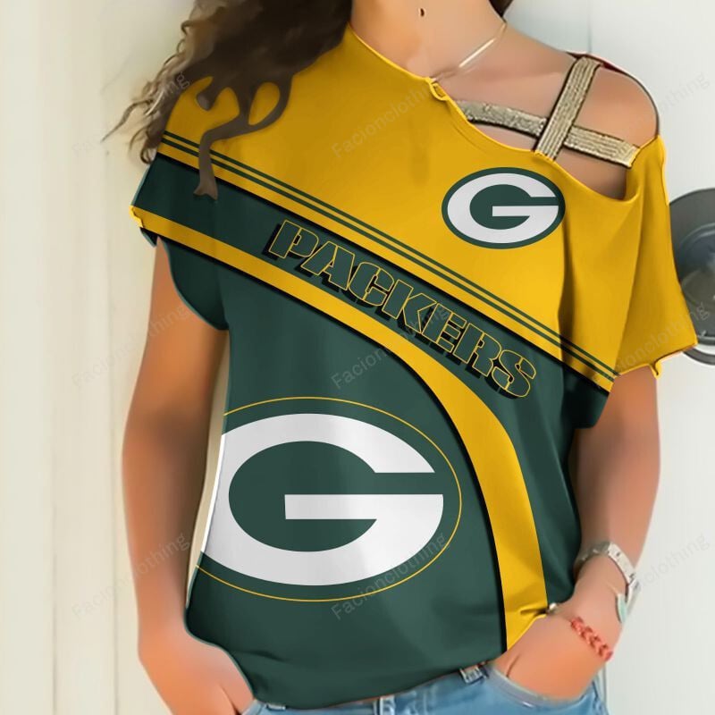 Sportswearmerch Green Bay Packers NFL Personalized Strapless Short Sleeve For Fan