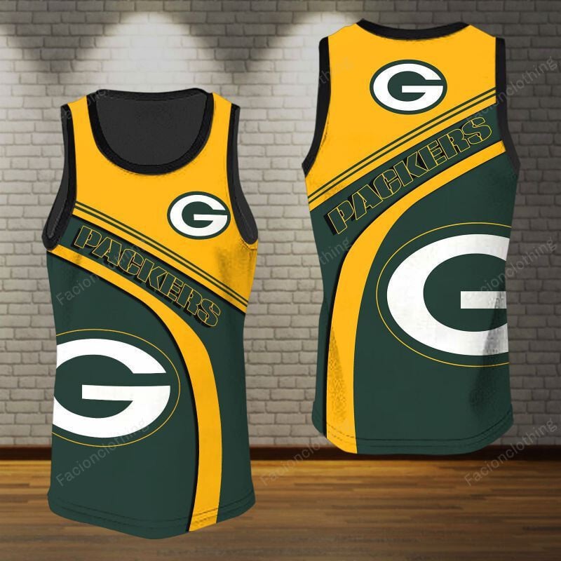 Sportswearmerch Green Bay Packers NFL Personalized Tanktop For Fan