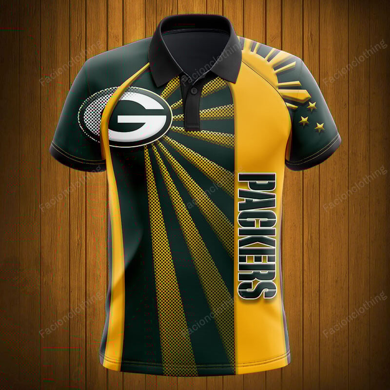 Sportswearmerch Green Bay Packers NFL Polo Shirt Personalized For Fan