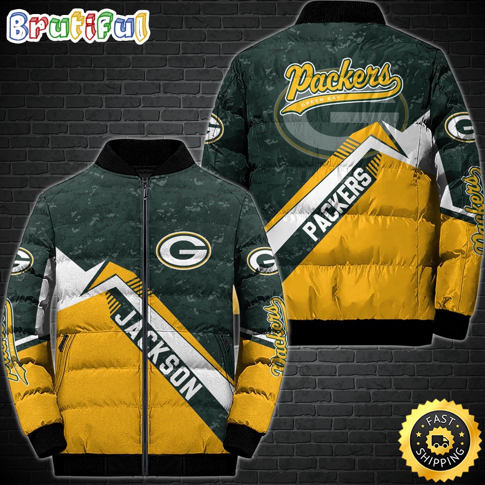 Sportswearmerch Green Bay Packers NFL Sport Down Puffer Jacket For Fan