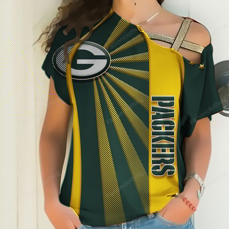 Sportswearmerch Green Bay Packers NFL Strapless Short Sleeve Personalized For Fan