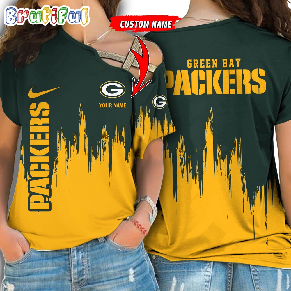 Sportswearmerch Green Bay Packers NFL Strapless Sleeve Short For Fan