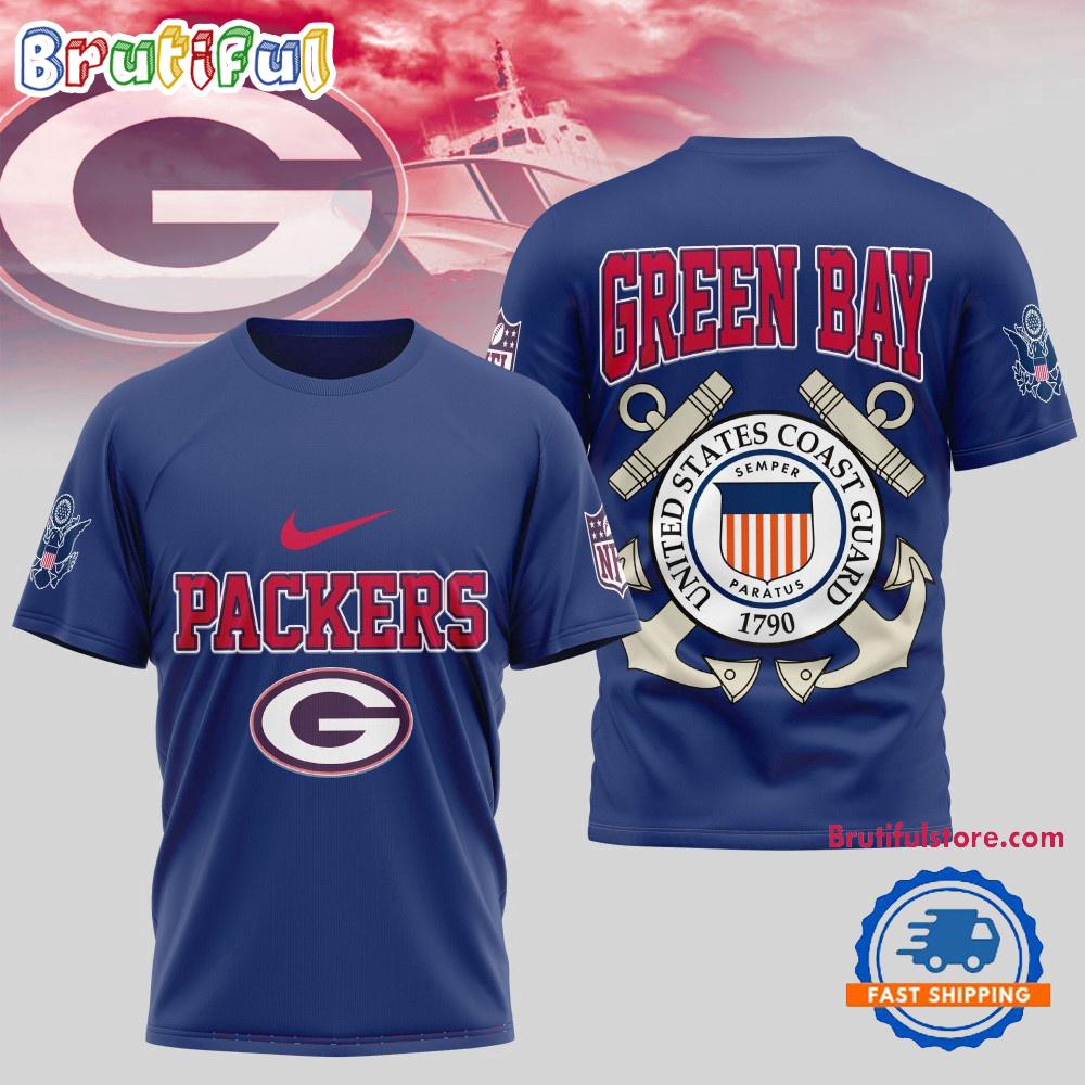 Sportswearmerch Green Bay Packers NFL United States Coast Guard T-Shirt For Fan
