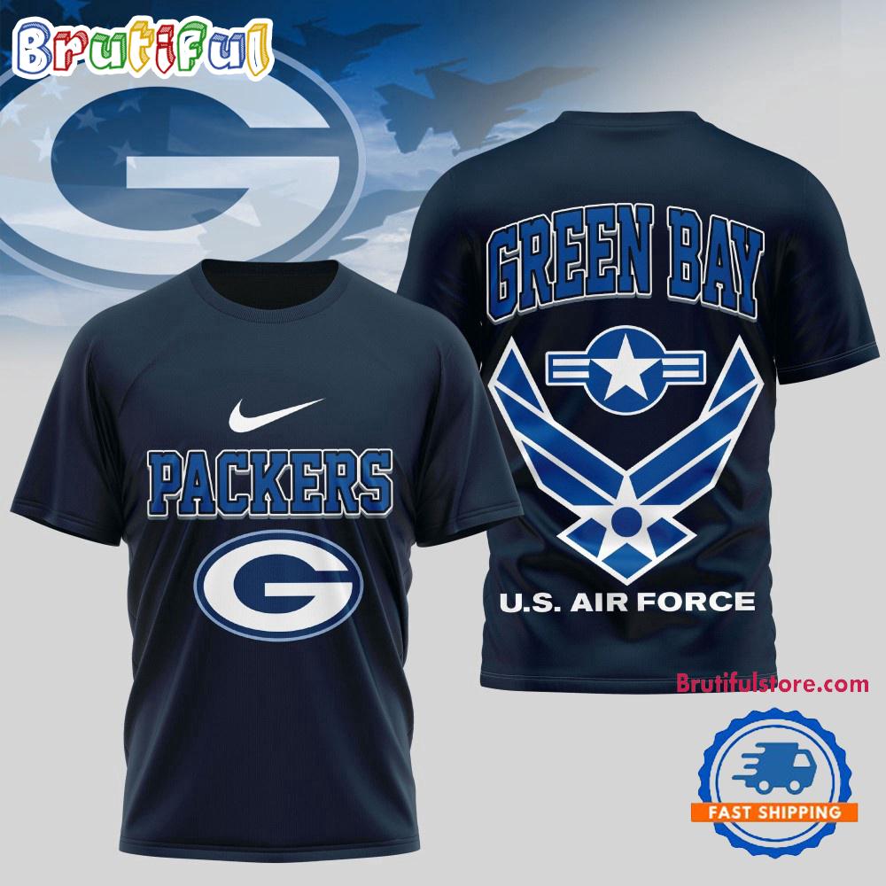 Sportswearmerch Green Bay Packers NFL Us Air Force Military T-Shirt For Fan