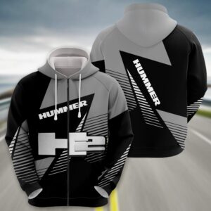 Sportswearmerch H2 Hummer Truck Zip Hoodie For Fan