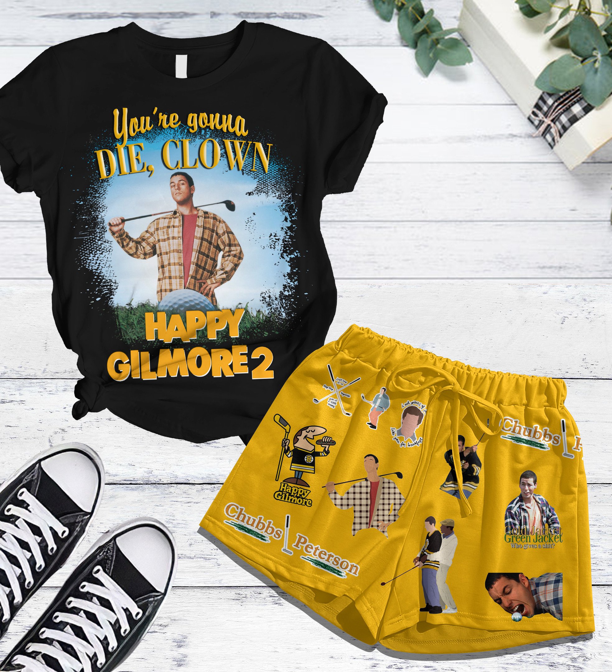 Sportswearmerch Happy Gilmore Short Pajamas Set Gifts For Fans