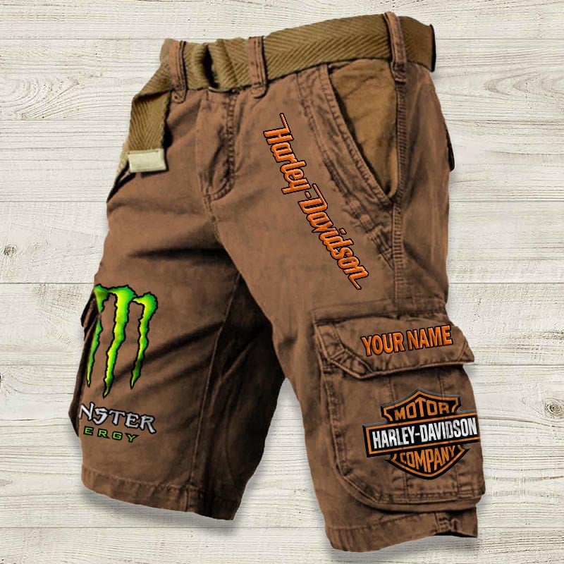 Sportswearmerch Harley-Davidson Motorcycle Denim Short For Fan