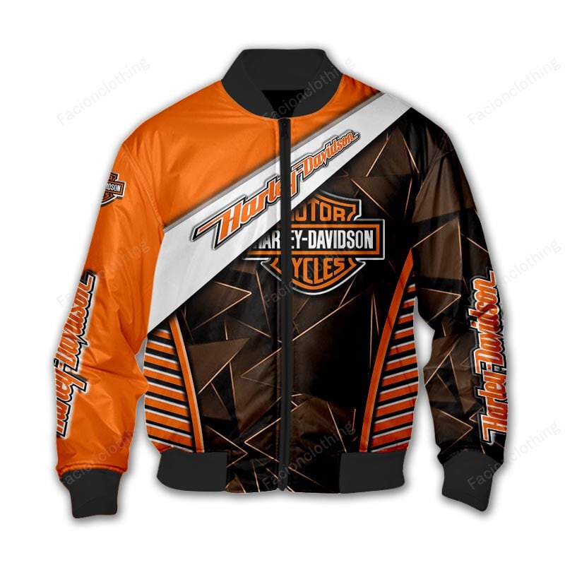 Sportswearmerch Harley-Davidson Motorcycle Personalized Bomber Jacket For Fan