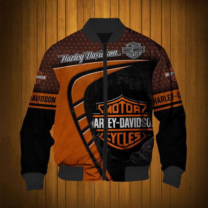 Sportswearmerch Harley Davidson Motorcycle Personalized Fashion Bomber Jacket For Fan