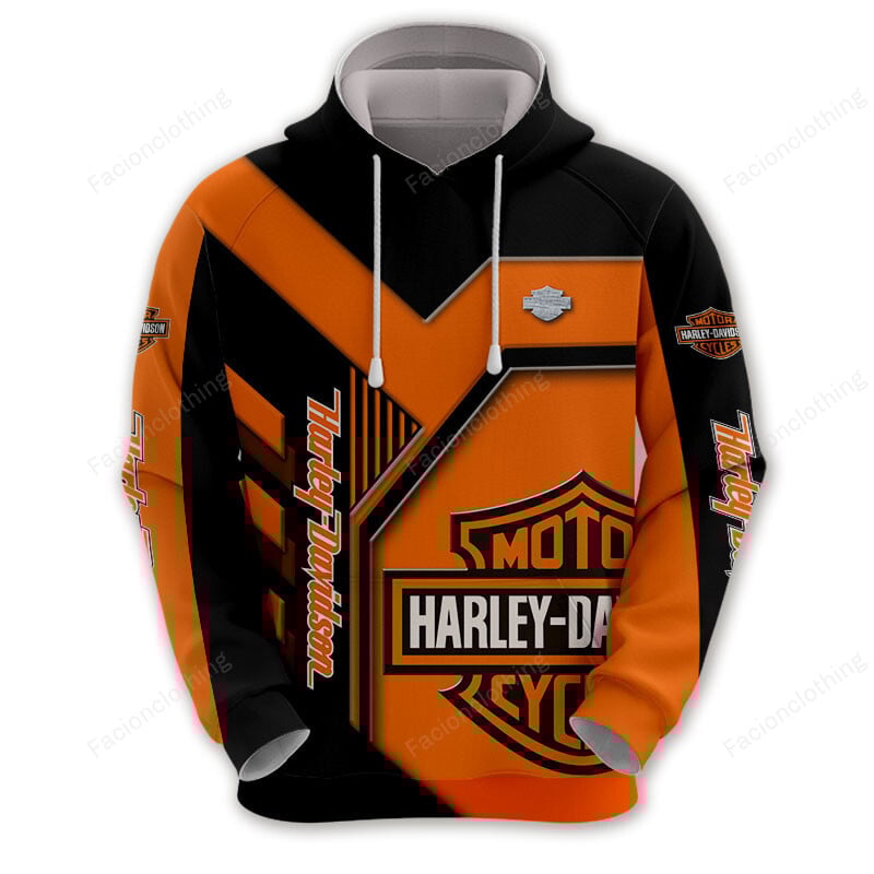 Sportswearmerch Harley Davidson Motorcycle Personalized Fashion Hoodie For Fan
