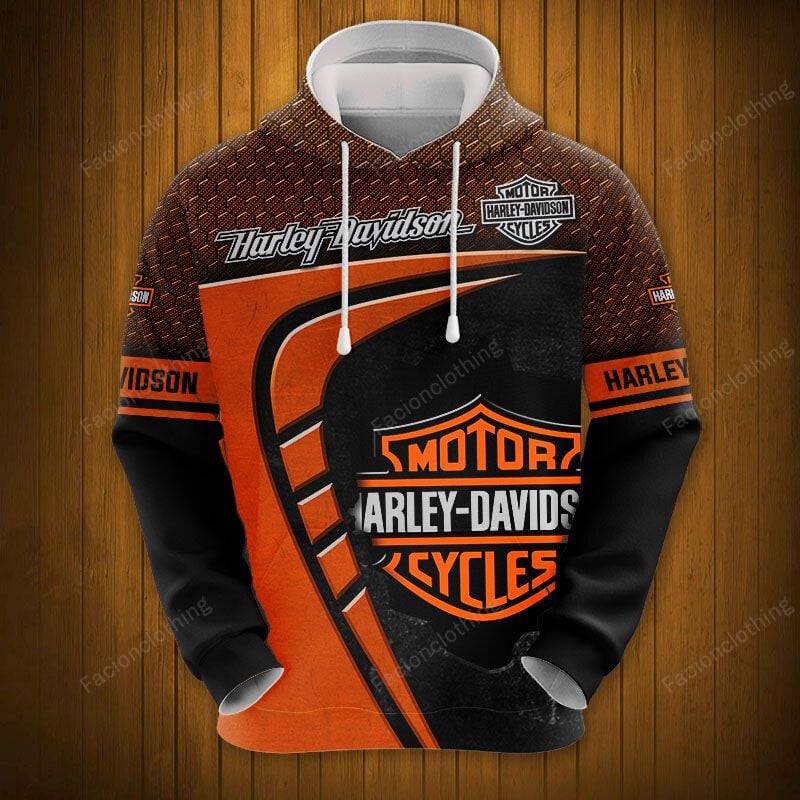 Sportswearmerch Harley Davidson Motorcycle Personalized Fashion Hoodie For Fan
