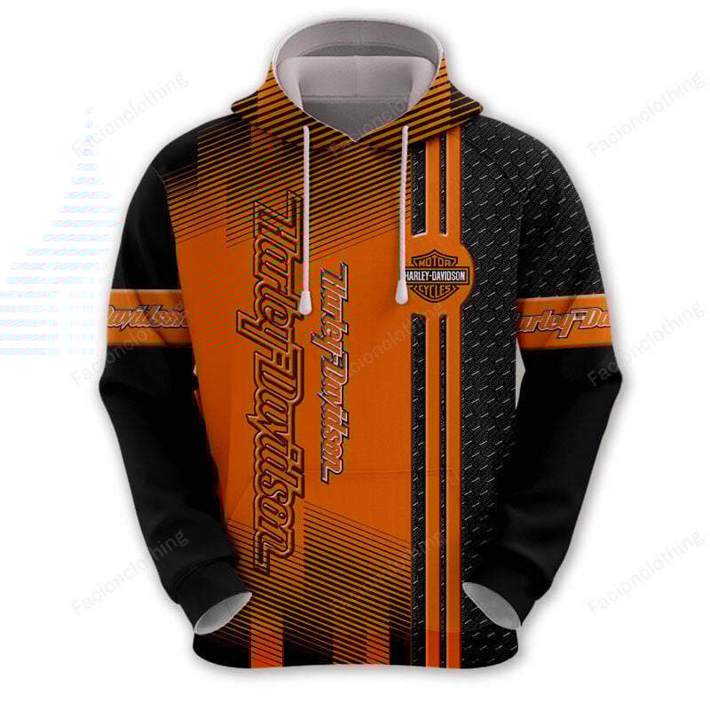 Sportswearmerch Harley Davidson Motorcycle Personalized Fashion Hoodie For Fan
