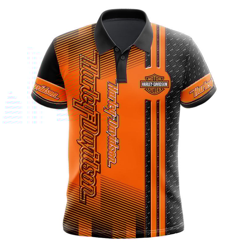 Sportswearmerch Harley Davidson Motorcycle Personalized Fashion Polo Shirt For Fan