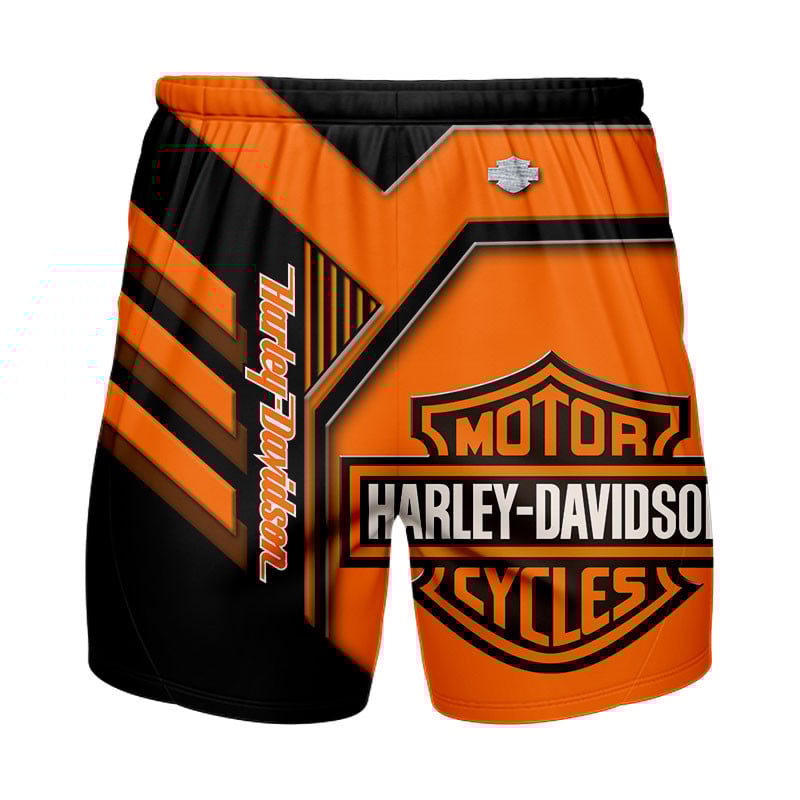 Sportswearmerch Harley Davidson Motorcycle Personalized Fashion Short Pant For Fan