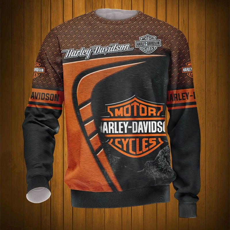 Sportswearmerch Harley Davidson Motorcycle Personalized Fashion Sweater For Fan