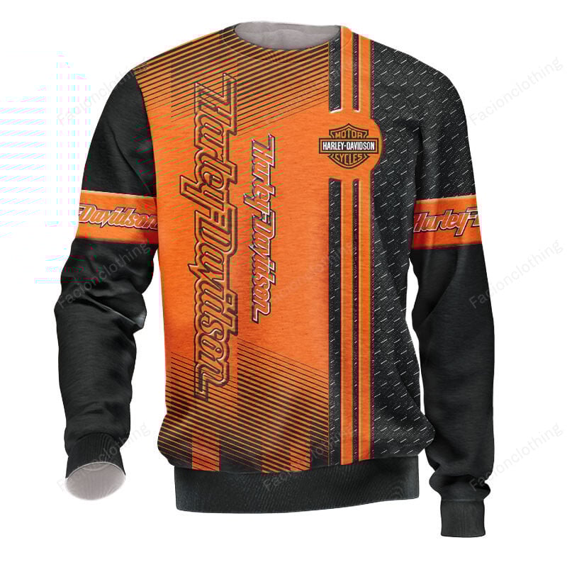 Sportswearmerch Harley Davidson Motorcycle Personalized Fashion Sweater For Fan