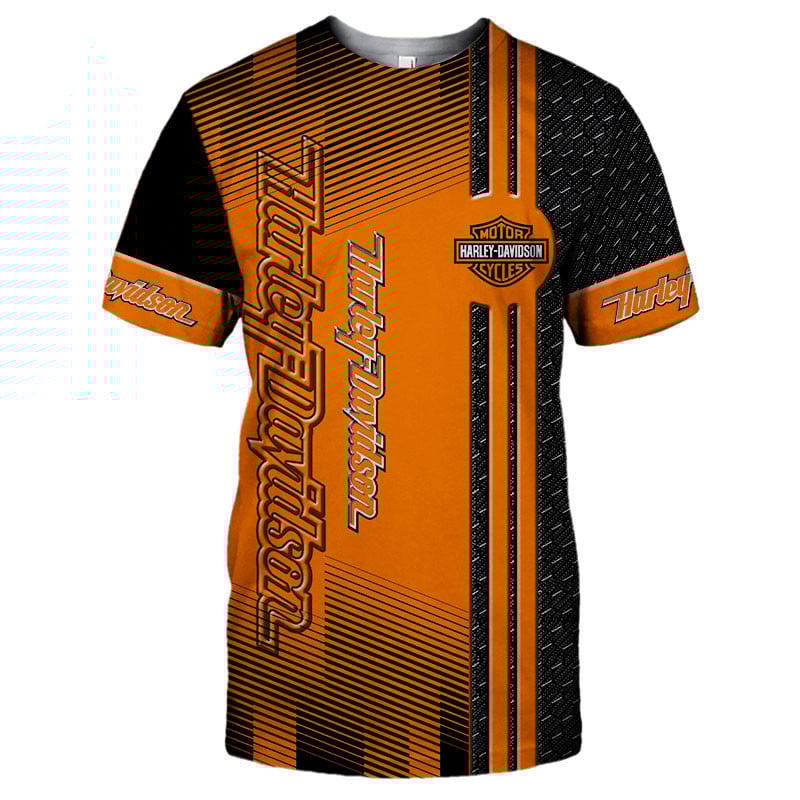 Sportswearmerch Harley Davidson Motorcycle Personalized Fashion T-shirt For Fan