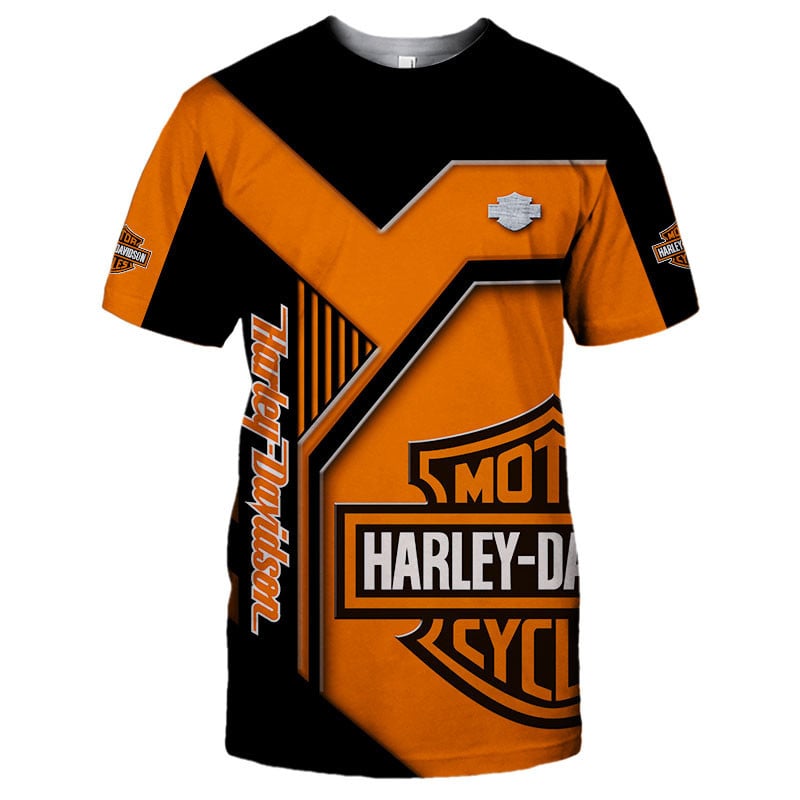 Sportswearmerch Harley Davidson Motorcycle Personalized Fashion T-shirt For Fan