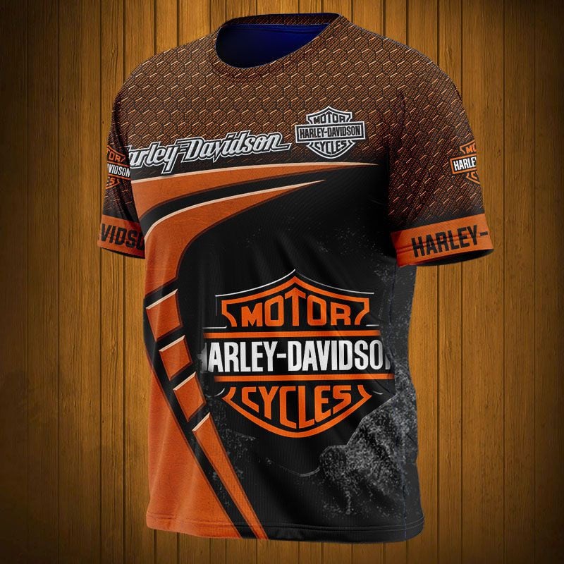 Sportswearmerch Harley Davidson Motorcycle Personalized Fashion T-shirt For Fan