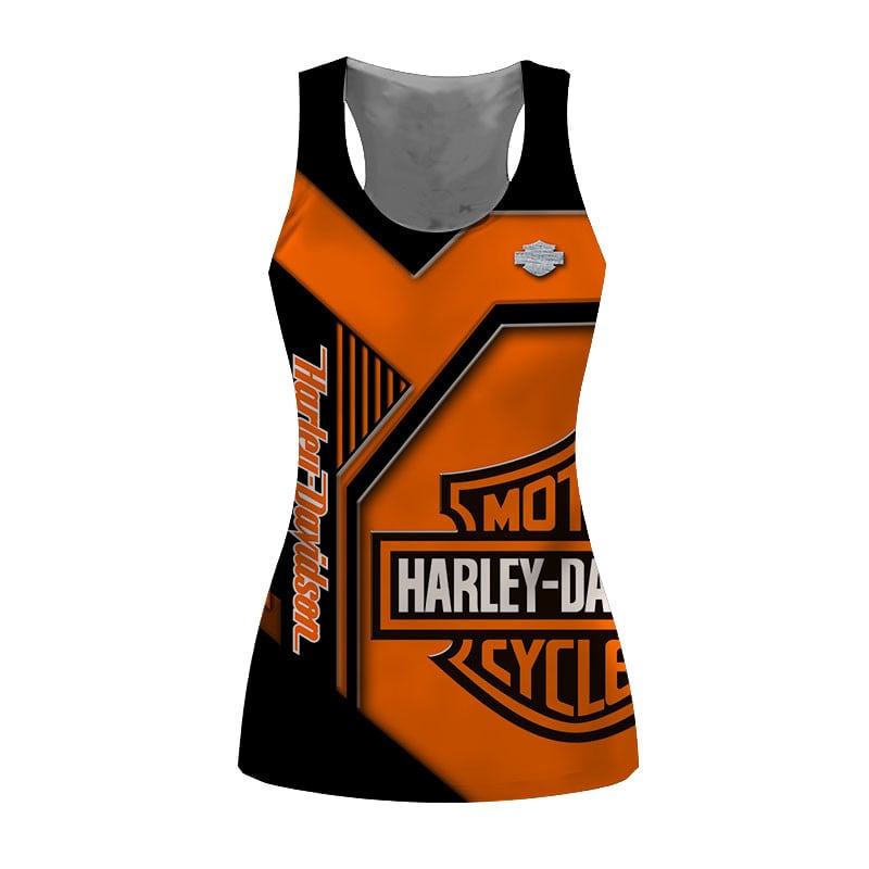 Sportswearmerch Harley Davidson Motorcycle Personalized Fashion Women Tanktop For Fan