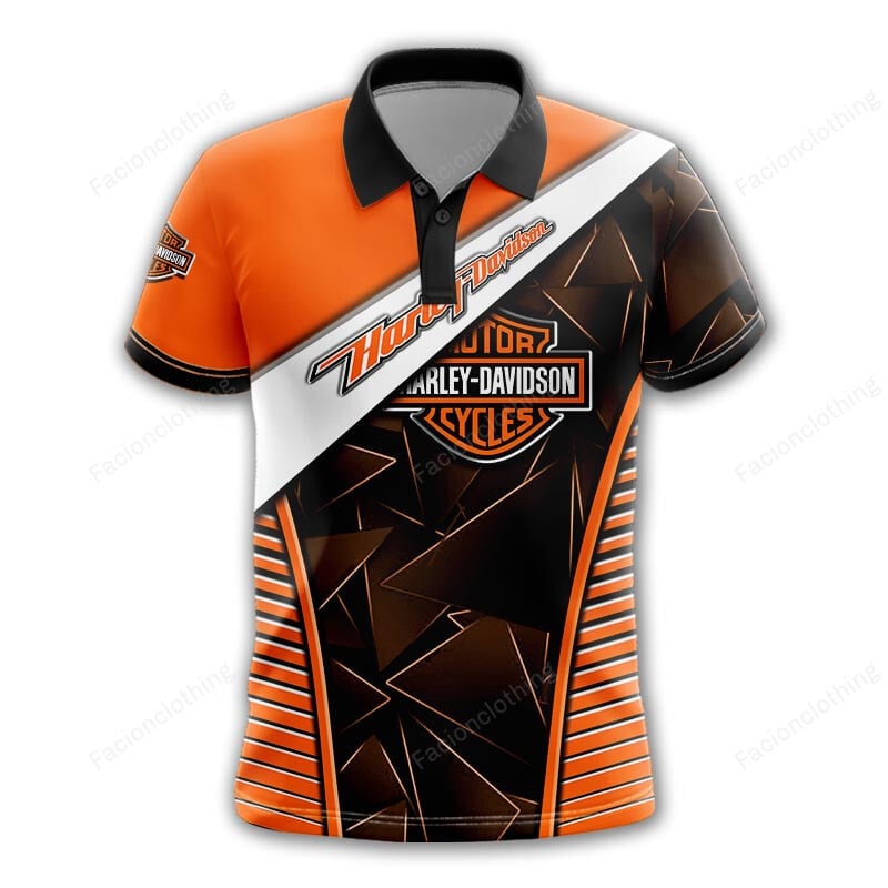 Sportswearmerch Harley-Davidson Motorcycle Personalized Polo For Fan