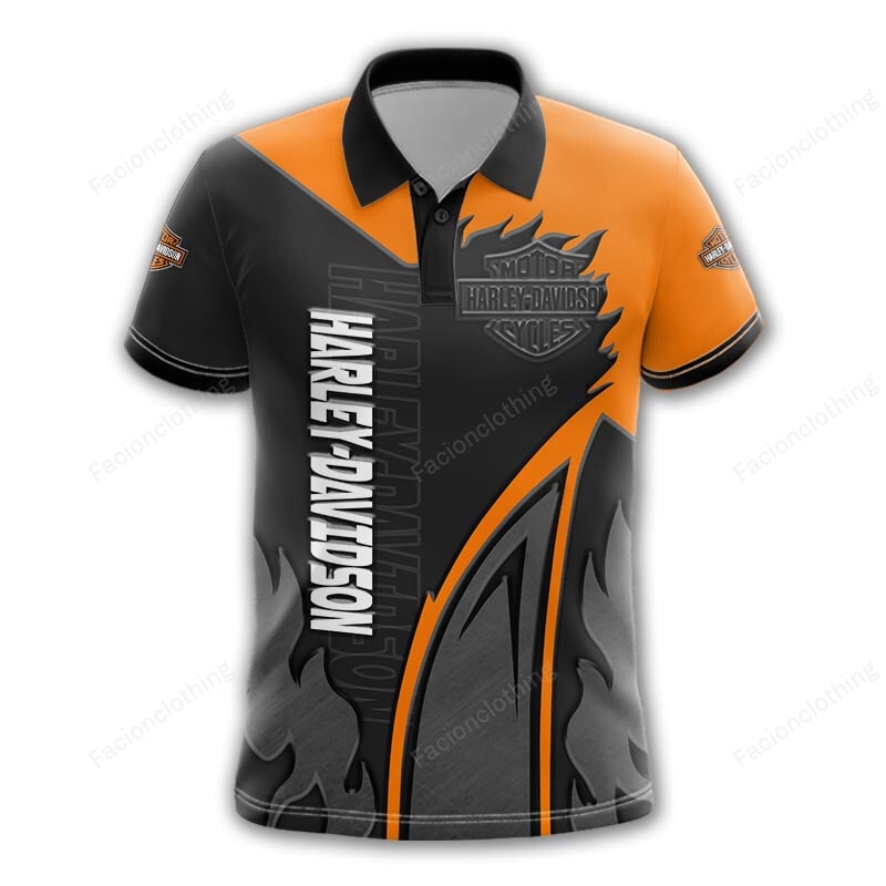 Sportswearmerch Harley-Davidson Motorcycle Personalized Polo For Fan