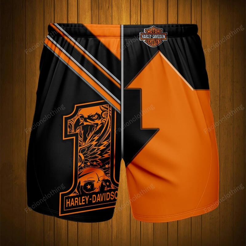 Sportswearmerch Harley-Davidson Motorcycle Personalized Short Pant For Fan