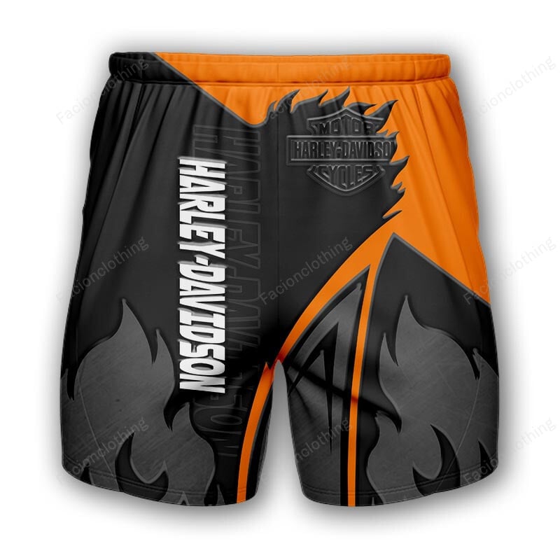 Sportswearmerch Harley-Davidson Motorcycle Personalized Short Pant For Fan