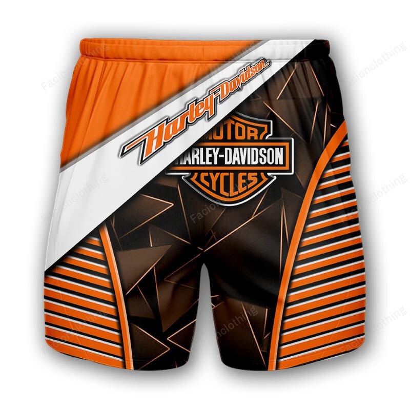 Sportswearmerch Harley-Davidson Motorcycle Personalized Short Pant For Fan