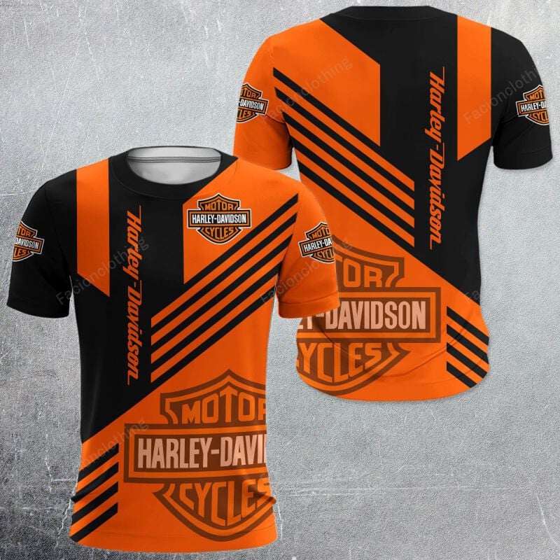 Sportswearmerch Harley Davidson Motorcycle Personalized T-Shirt For Fan