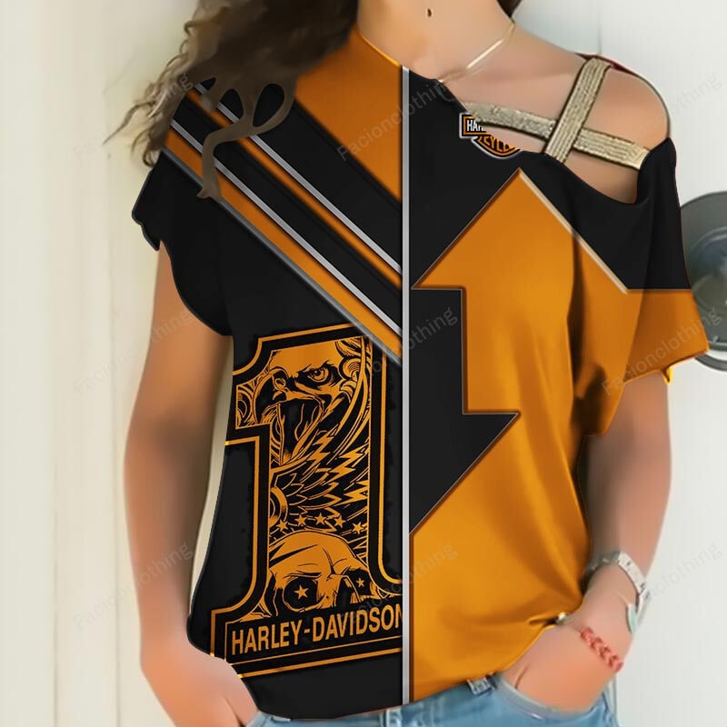 Sportswearmerch Harley-Davidson Motorcycle Personalized Women Shirt For Fan