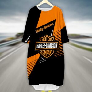 Sportswearmerch Harley-Davidson Motorcycle Pocket Dress For Fan