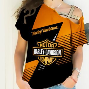 Sportswearmerch Harley-Davidson Motorcycle Strapless Sleeve Short For Fan