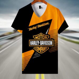 Sportswearmerch Harley-Davidson Motorcycle V-neck Women T-shirt For Fan