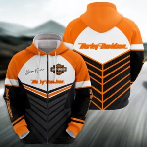 Sportswearmerch Harley-Davidson Motorcycle Zip Hoodie For Fan