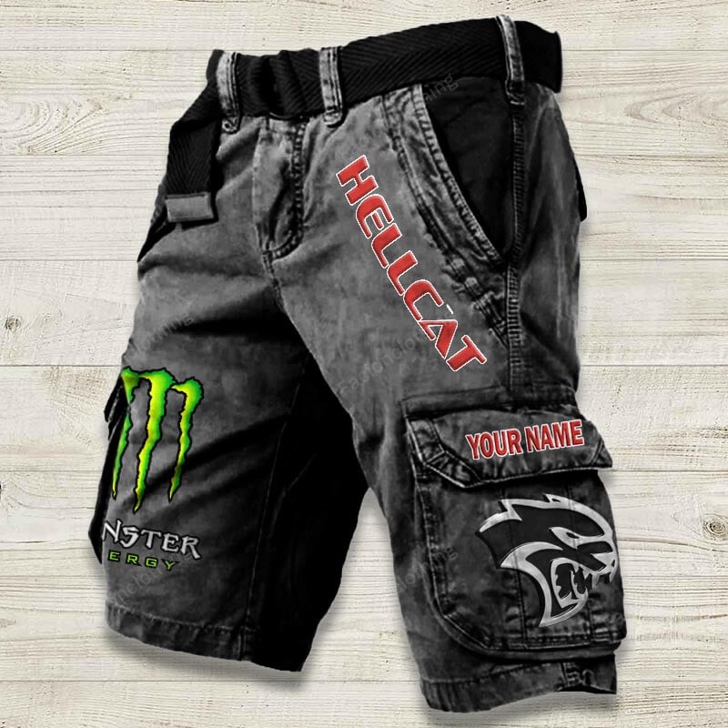 Sportswearmerch Hellcat Car Denim Short For Fan