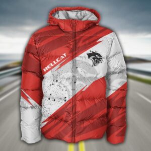 Sportswearmerch Hellcat Car Puffer Jacket For Fan