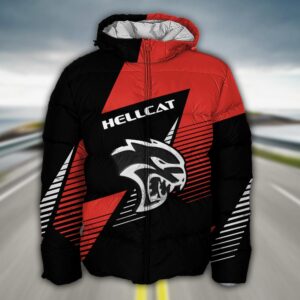 Sportswearmerch Hellcat Car Puffer Jacket For Fan