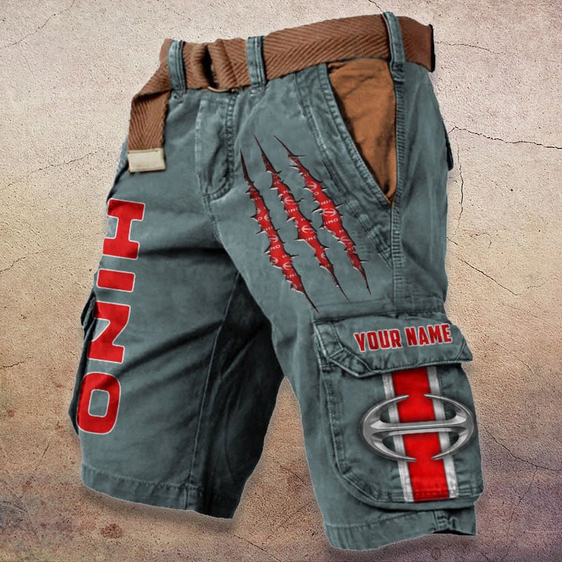 Sportswearmerch Hino Truck Denim Short For Fan