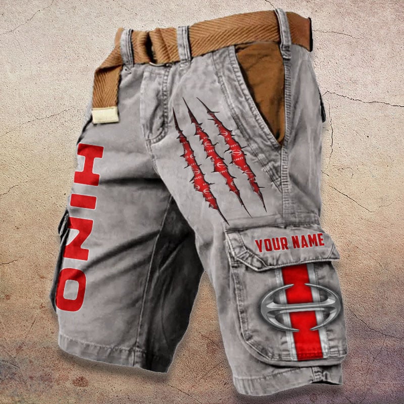 Sportswearmerch Hino Truck Denim Short For Fan