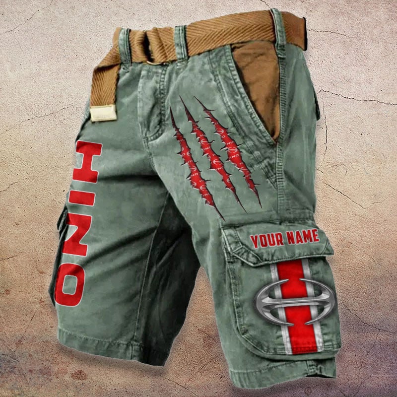Sportswearmerch Hino Truck Denim Short For Fan
